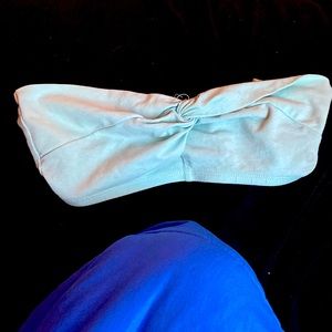 forever 21 teal crop top size small